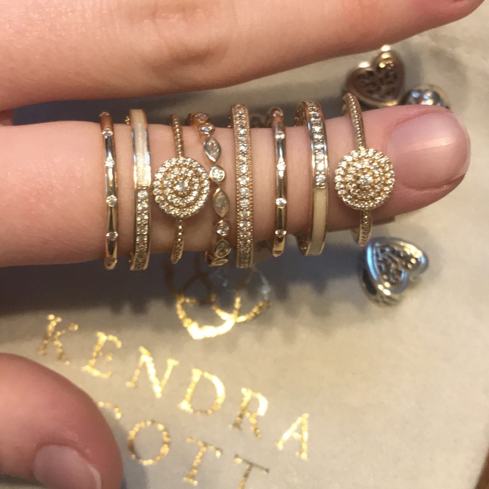 Pandora 14k gold rings